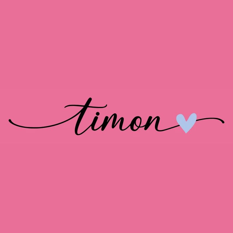 Timon Name Calligraphy Font