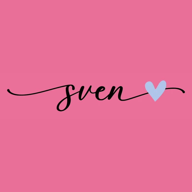 Sven Name Calligraphy Font
