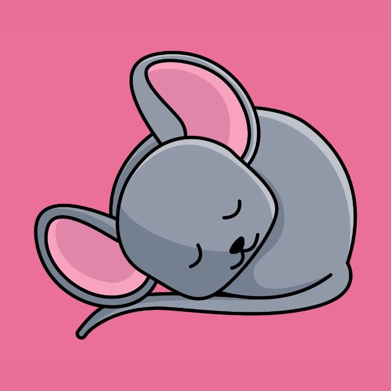 Sleeping mouse - design
