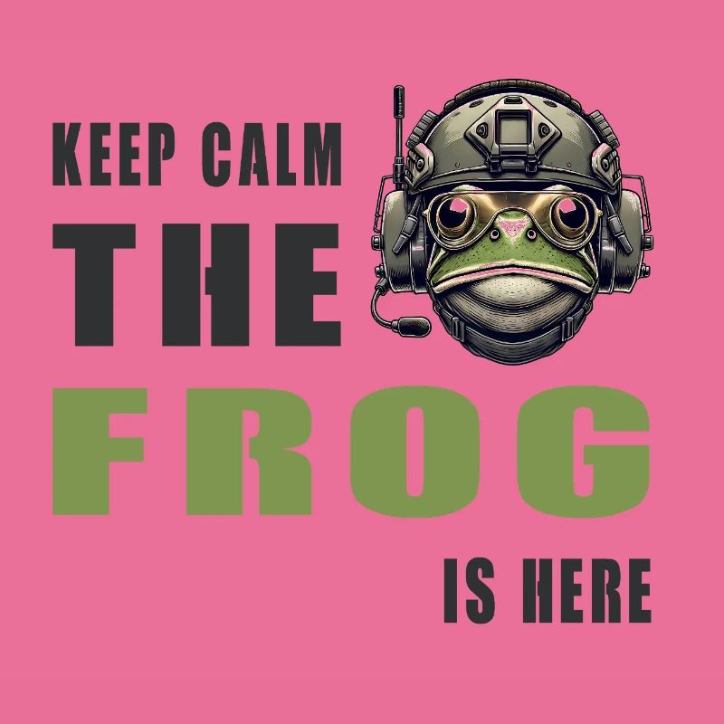 Fighting Frog – Keep Calm Style