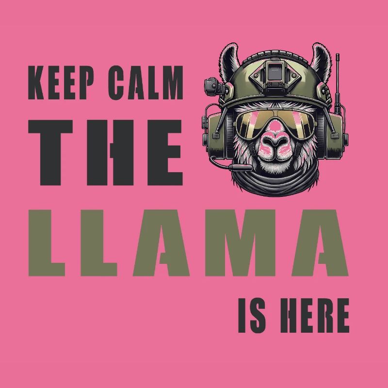 Tactical Llama – Keep Calm Style