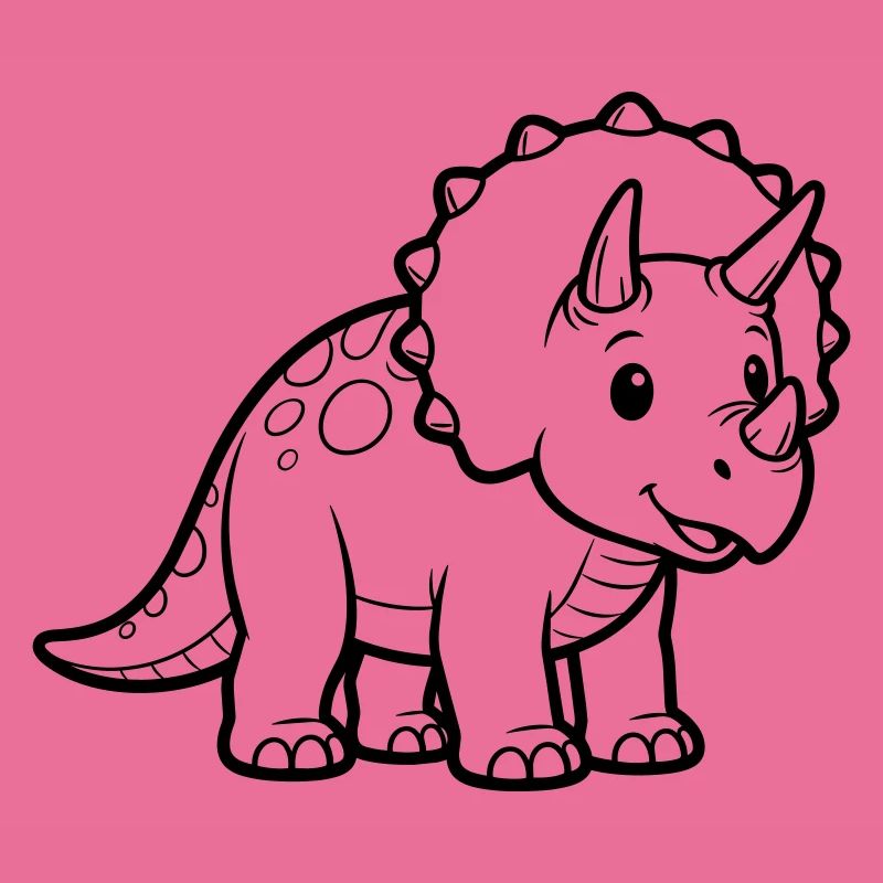 Bébé Tricératops