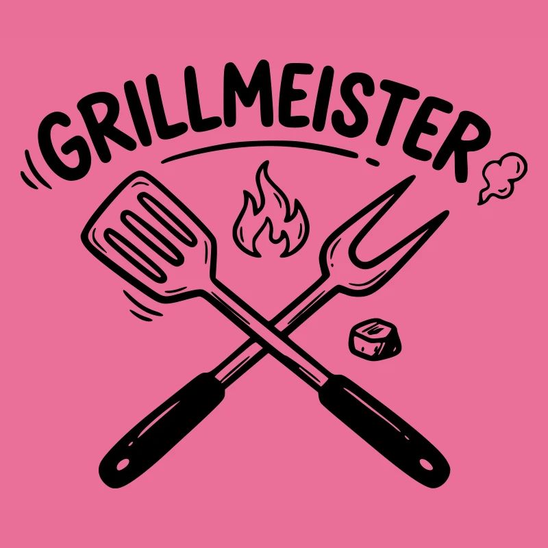 Grill Master BBQ Grilling Pitmaster Men