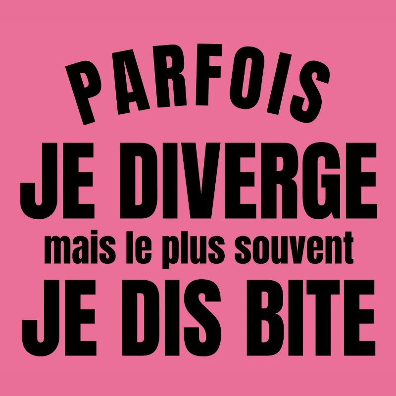 diverger, phrase drôle