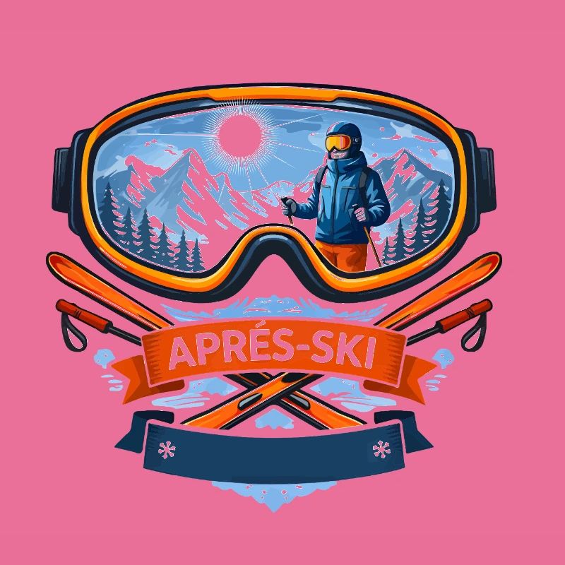 Apres Ski Comic Design