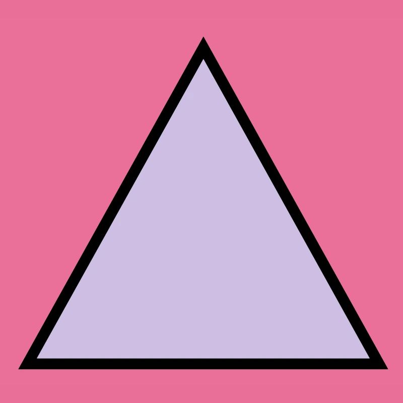 hipster triangle triangle shape