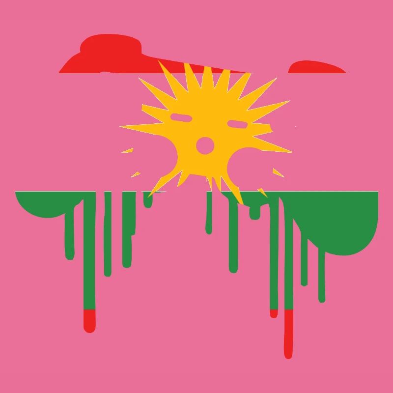 Drapeau de jeu kurde