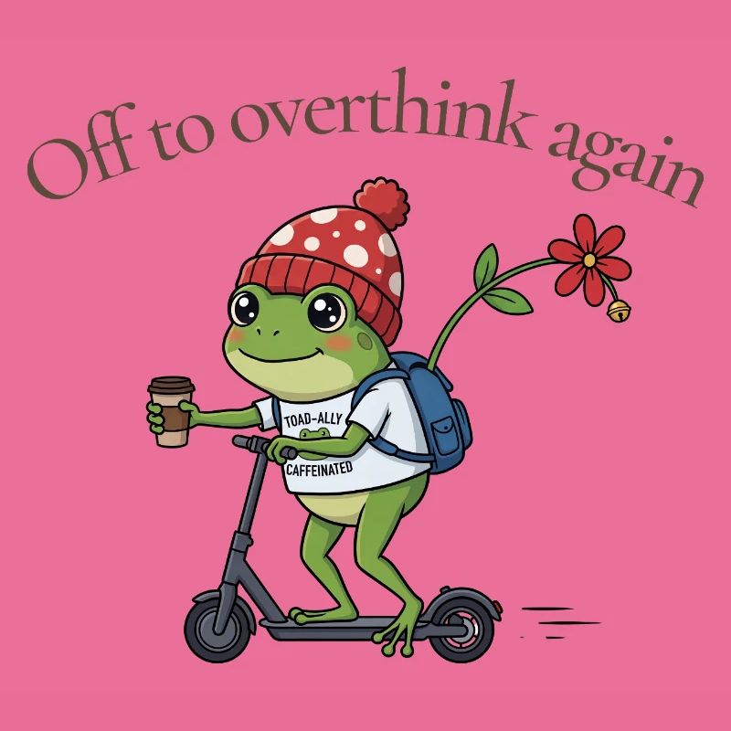 Toad-ally caffeinated frog