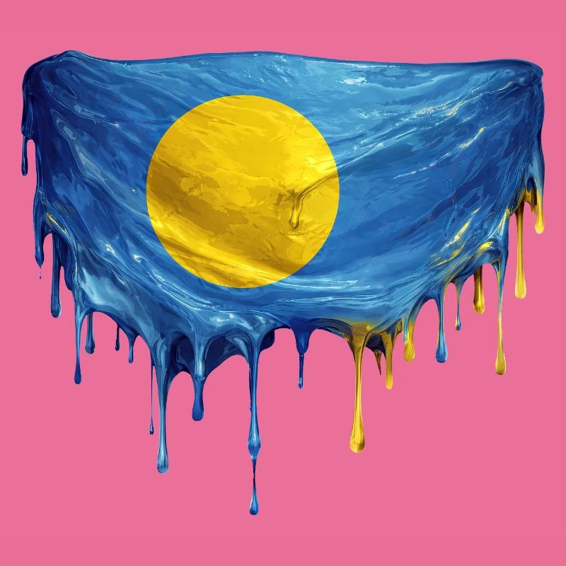 Drapeau Dégoulinant de Palaos