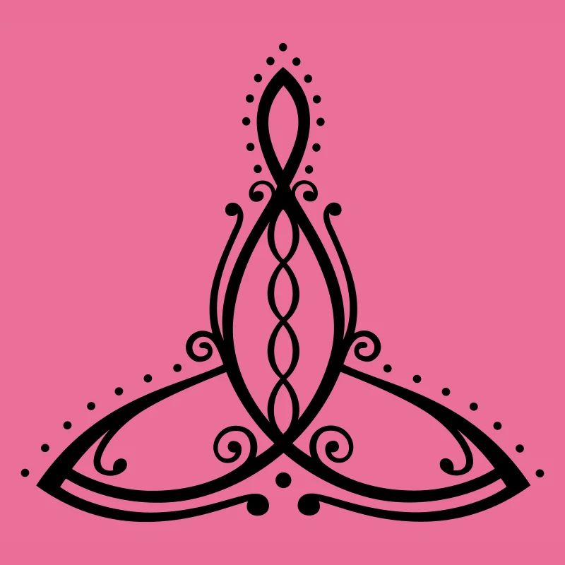 Celtic Motherhood Symbol Mutter mit vier Kindern