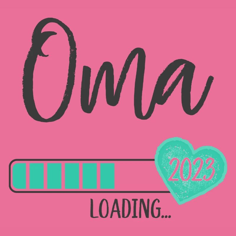 Oma Loading 2023 Herz Junge Werdende Großmutter