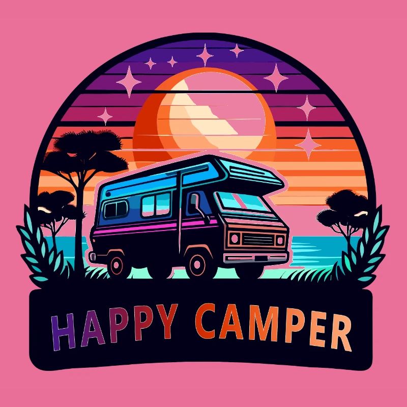 Sunset Happy Camper Van