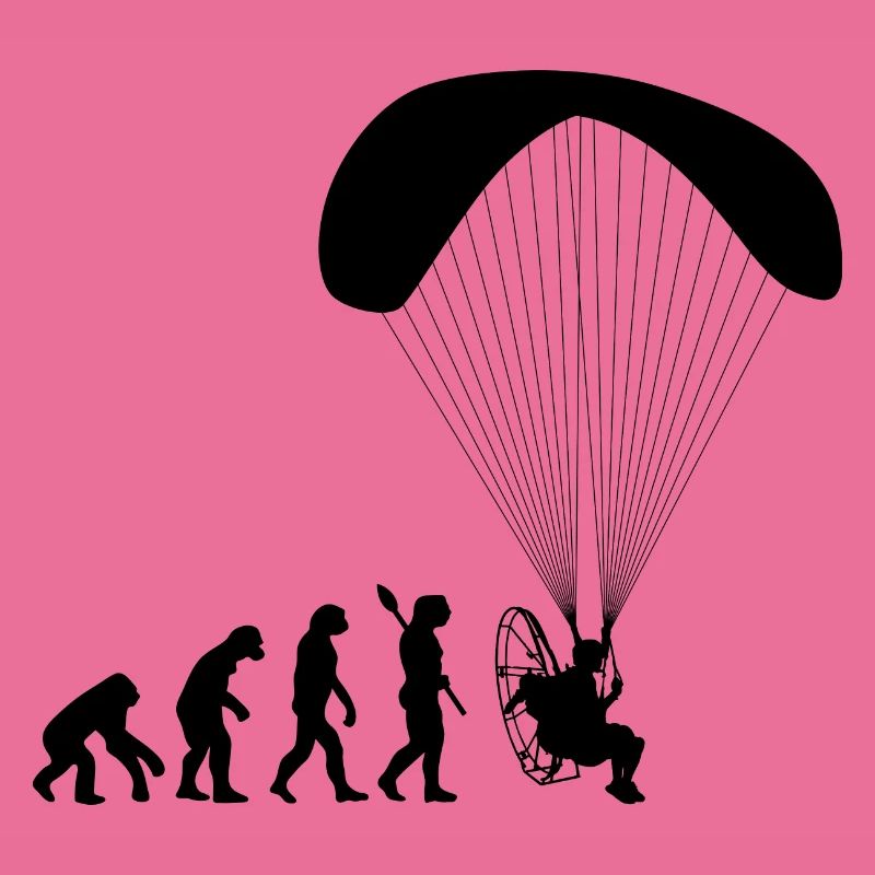 Paramoteur Évolution humaine drôle