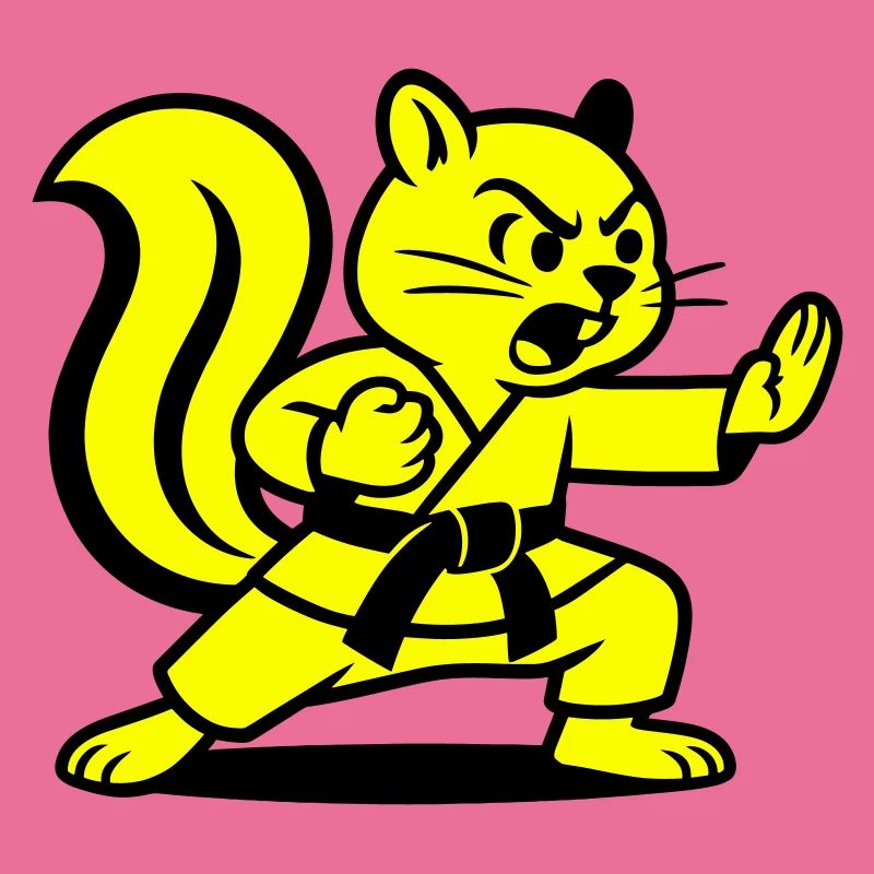Karate Squirrels!
