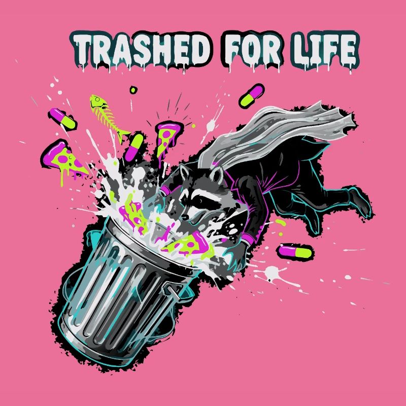 Trashed for Life Waschbär