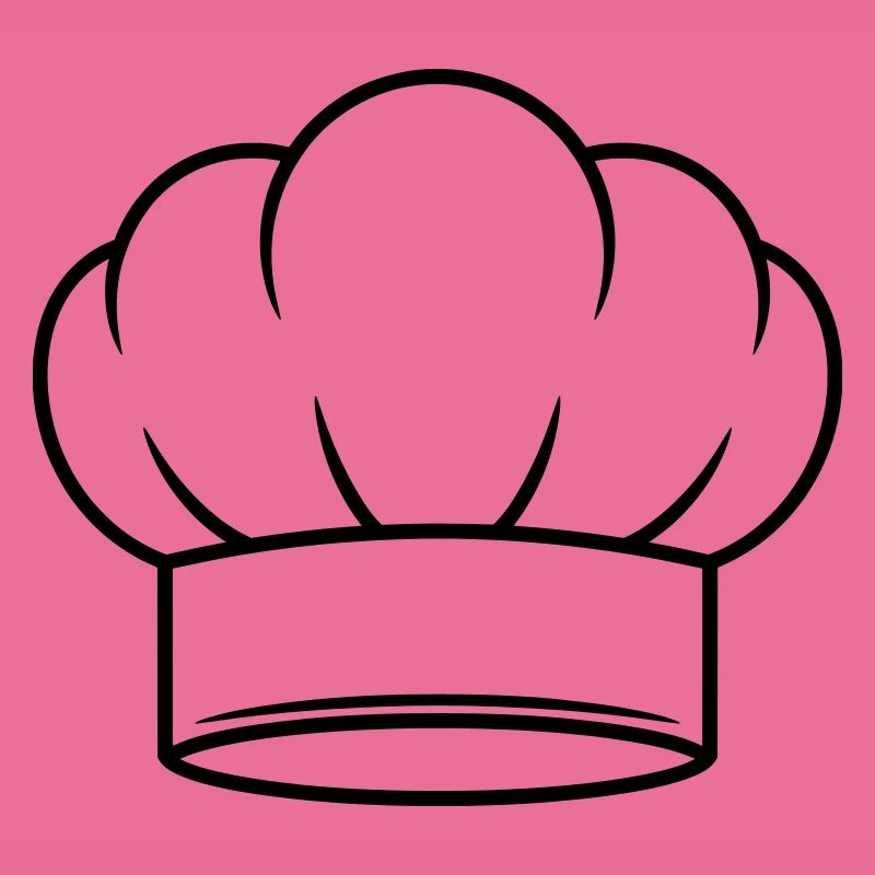 Conception d’icônes vectorielles de chapeau de chef
