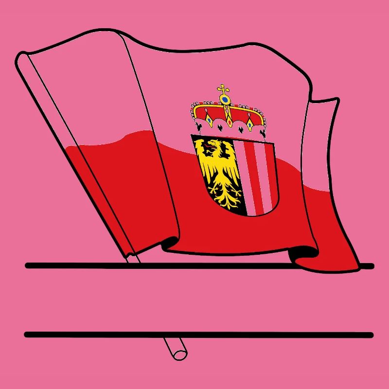 Upper Austria Flag – Text Space