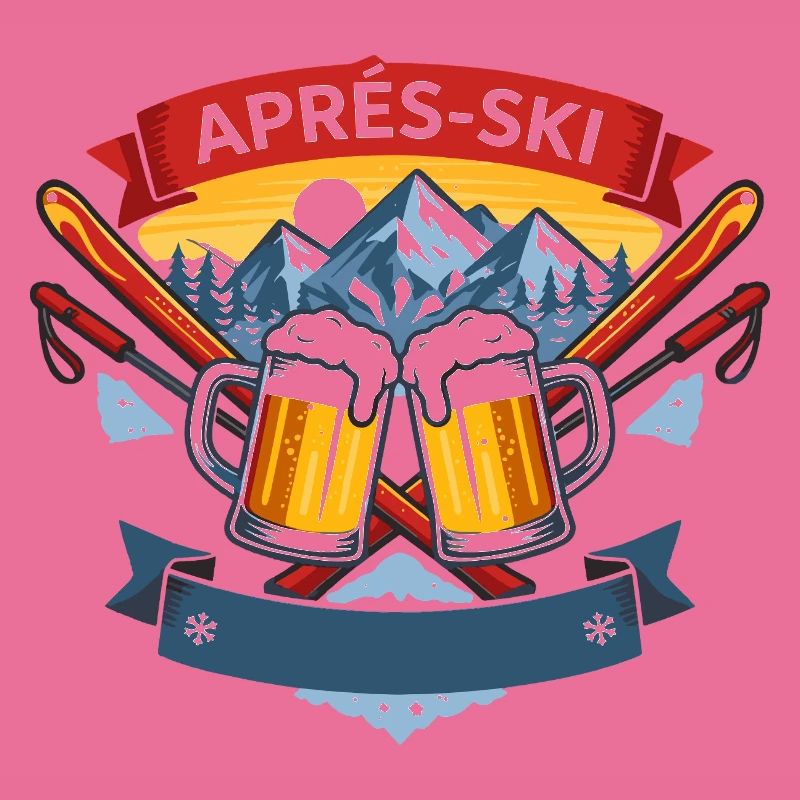 Après Ski Comic Design