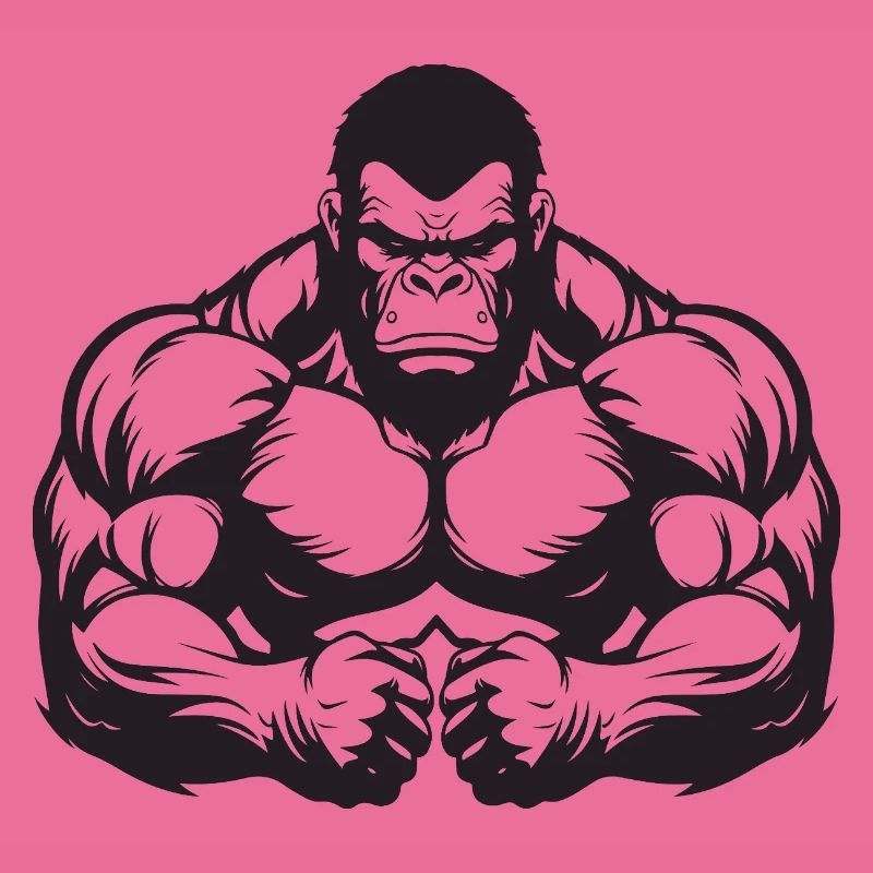 Muscles gorilles