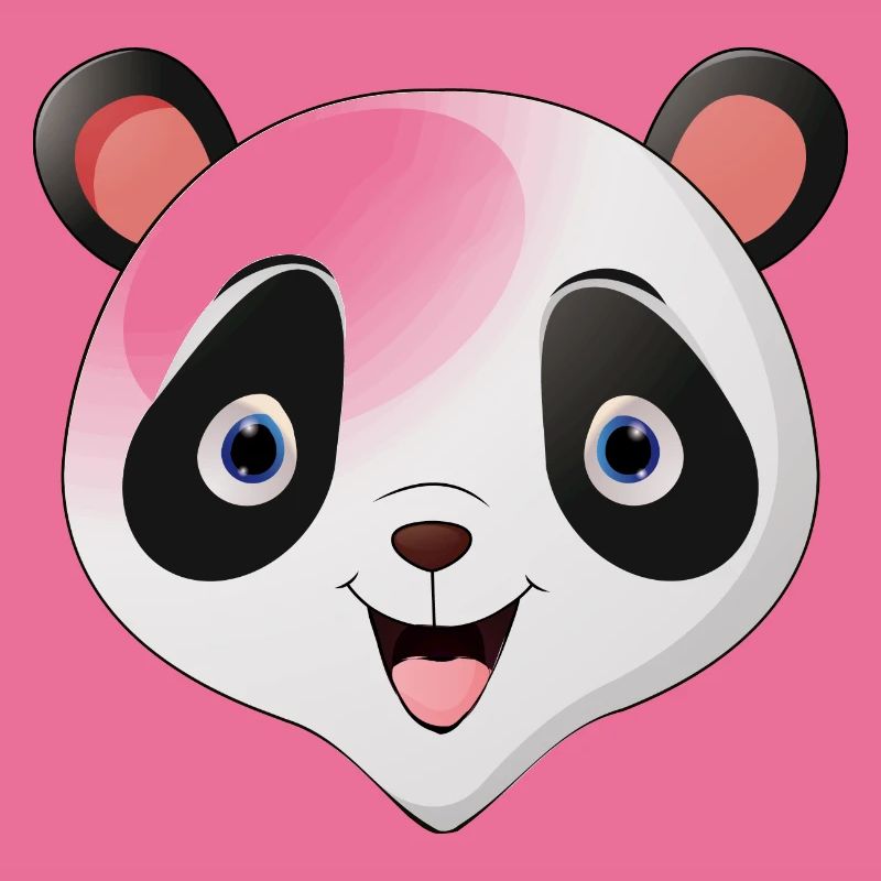 Visage de panda