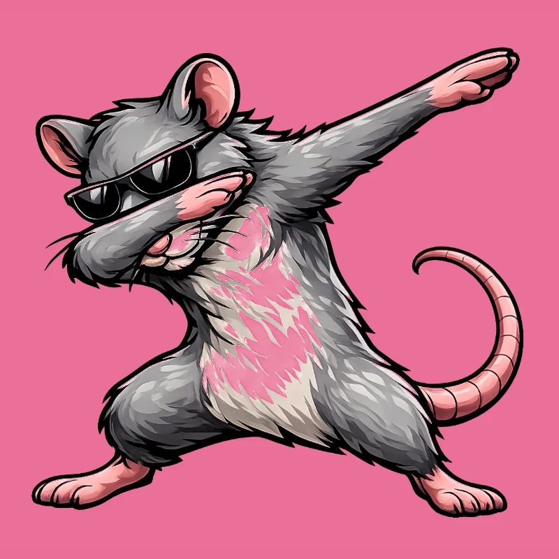 Dabbing Ratte