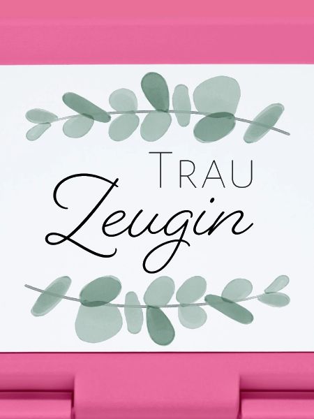 Trauzeugin Eukalyptus