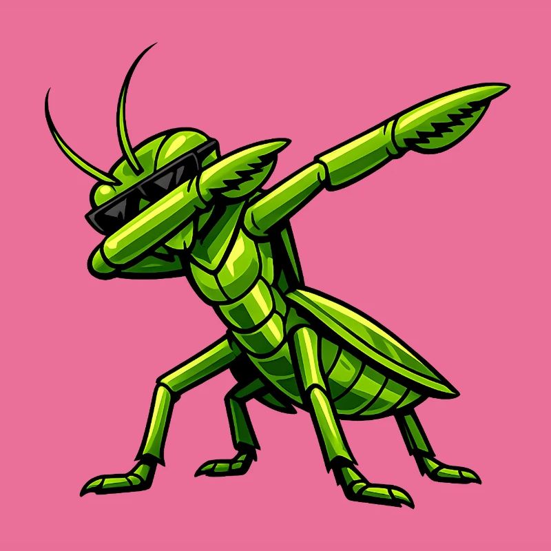 Dabbing Praying Mantis