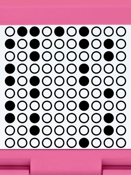 Nerdy Design "Primzahlen" bis 100