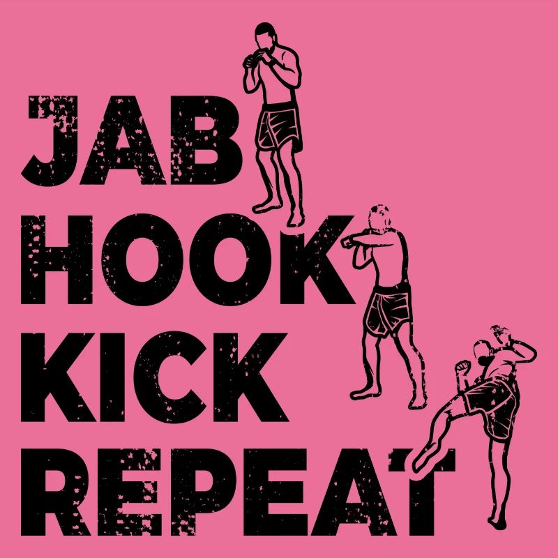 Routine de kickboxeur