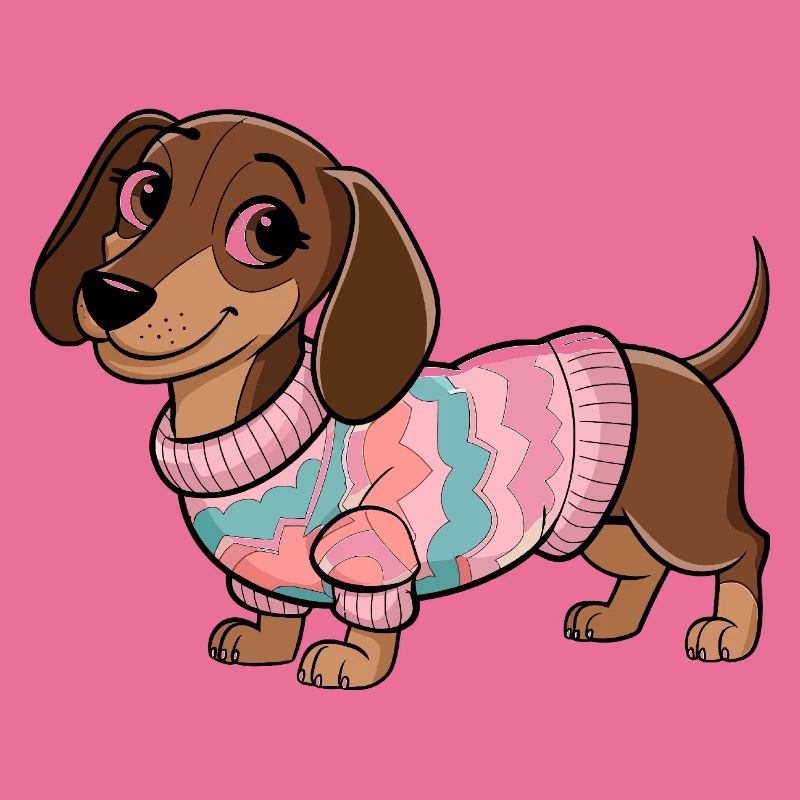 Pull douillet teckel