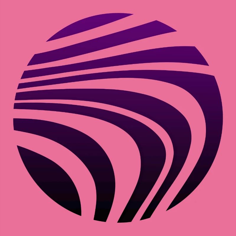 Psychedelic Pattern Violet Gradient