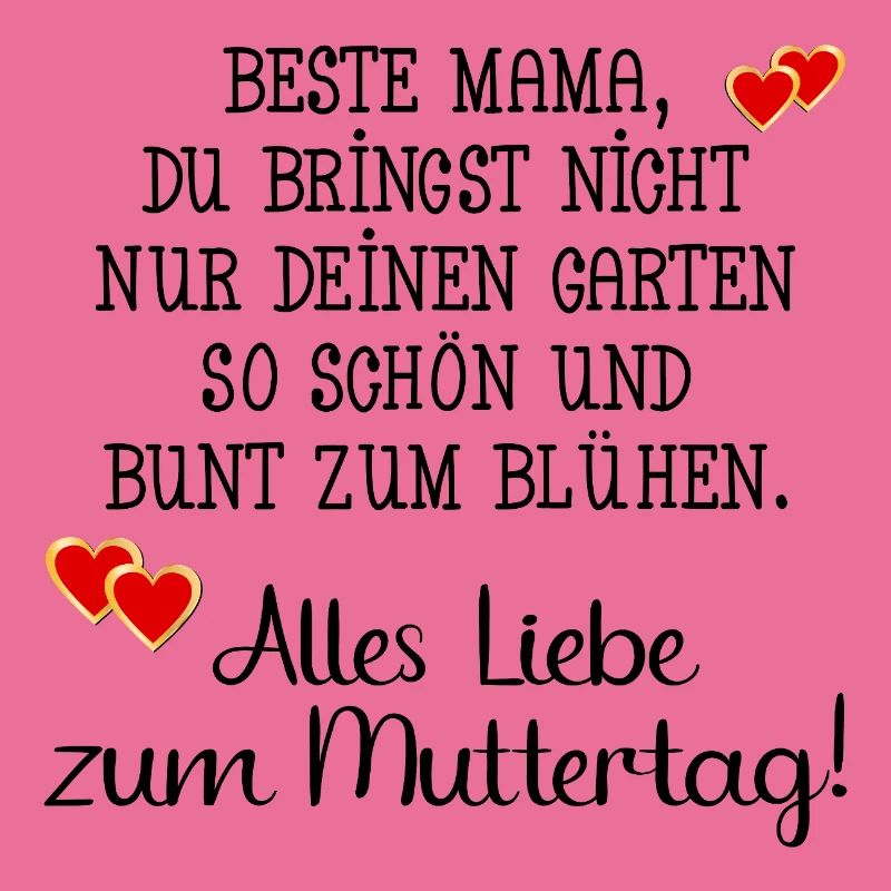 BESTE MAMA GÄRTNERIN - MUTTERTAG GARTEN