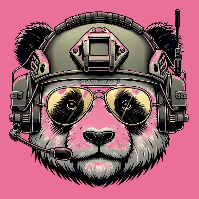 Panda Militär Armee Design