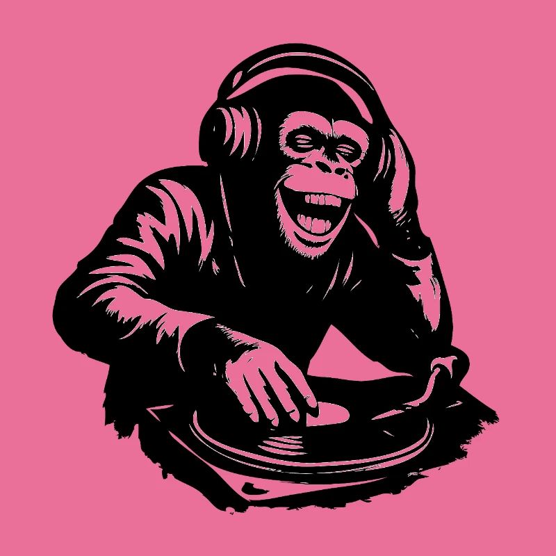 DJ The Monkey Danse à la Banksy