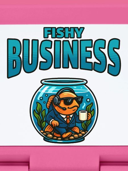 Fischgeschäft im Aquarium