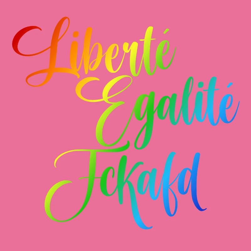 Regenbogen Liberté Égalité Fraternité