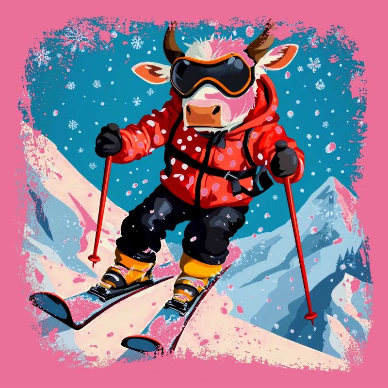 Ski cows