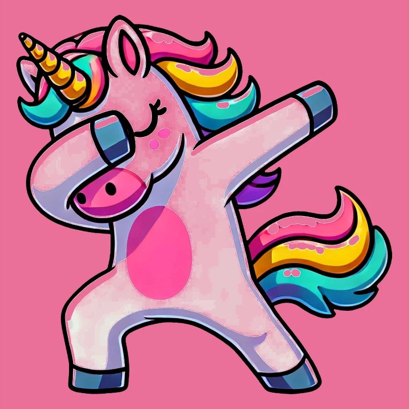 Dabbing Einhorn Dab Unicorn Mädchen Einhörner