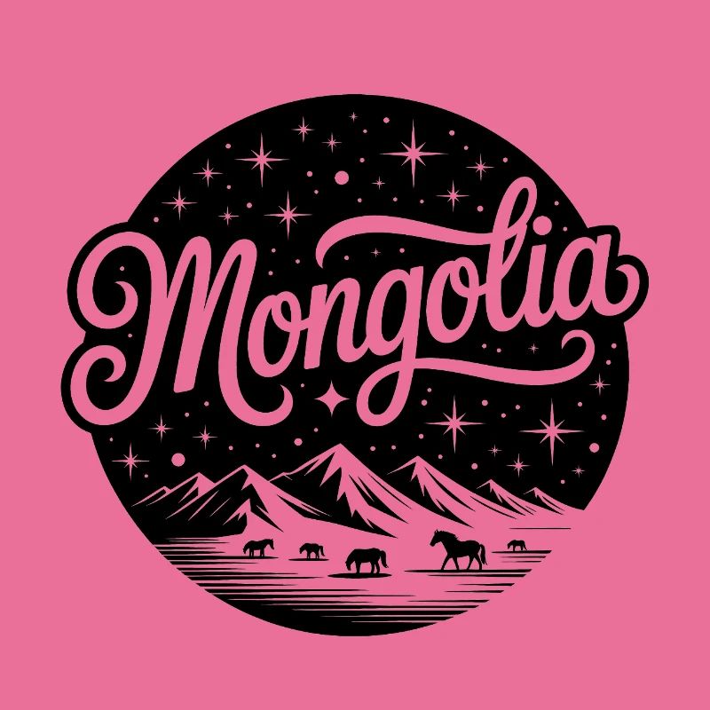 Mongolia - Souvenir Design
