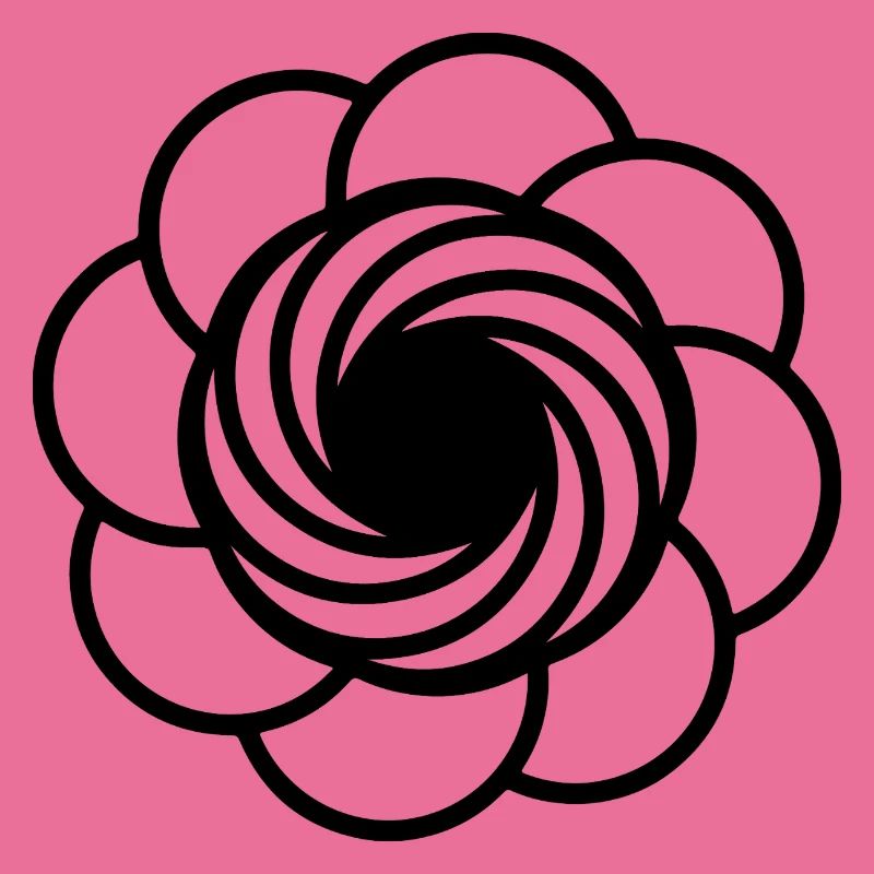 Kosmische Vortex-Blume