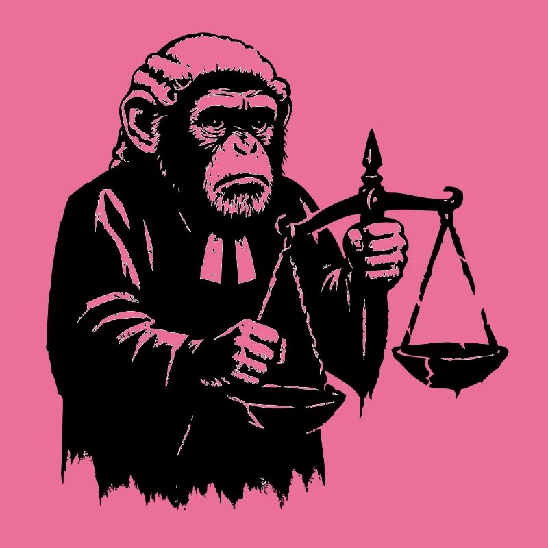 Monkey judge pulls scales down
