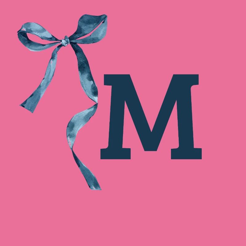 Monogramm m Geschenkidee