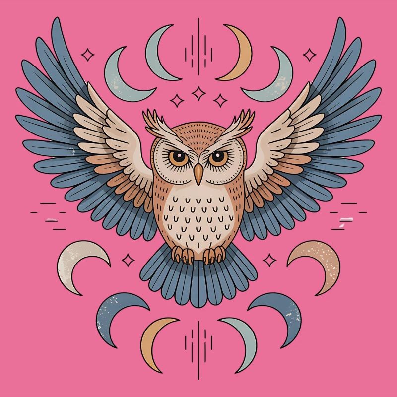 Boho Eule