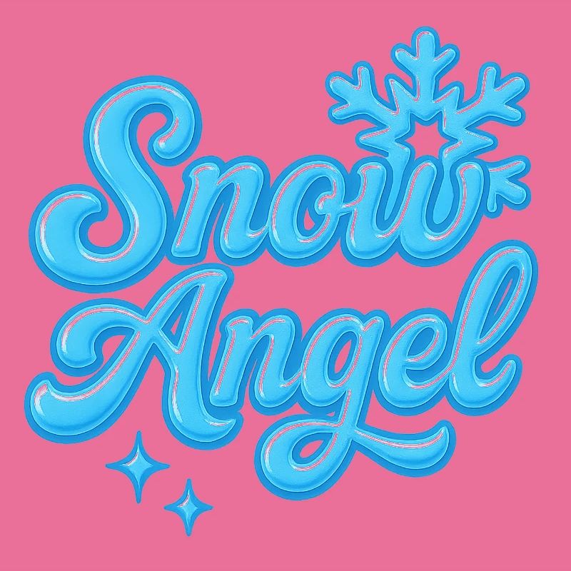 snow angle / y2k statement design 