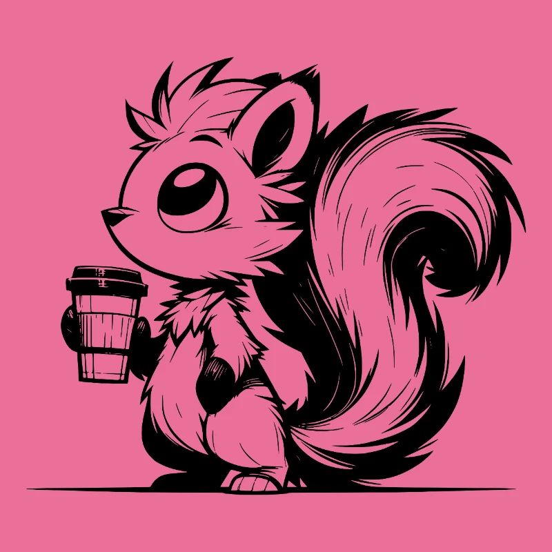 Eichhörnchen im Koffeinrausch - Bin schon wach