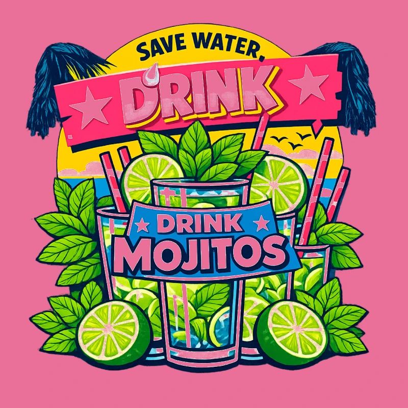 Spar das Wasser, trink Mojitos