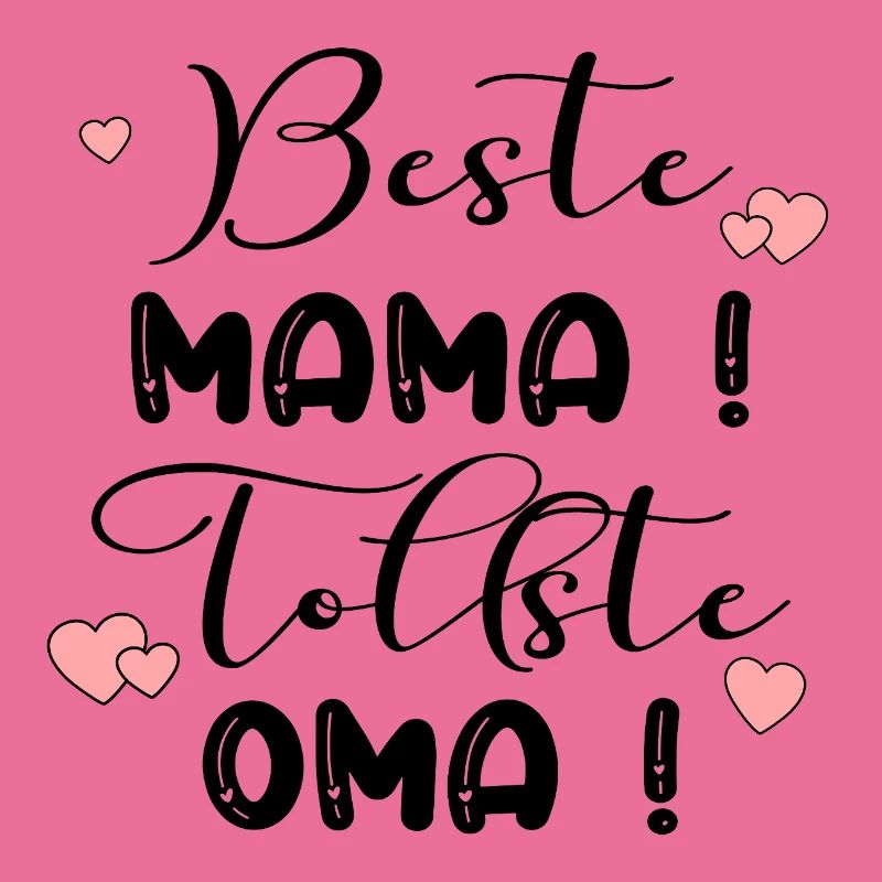 Muttertag Oma - Mama Herz
