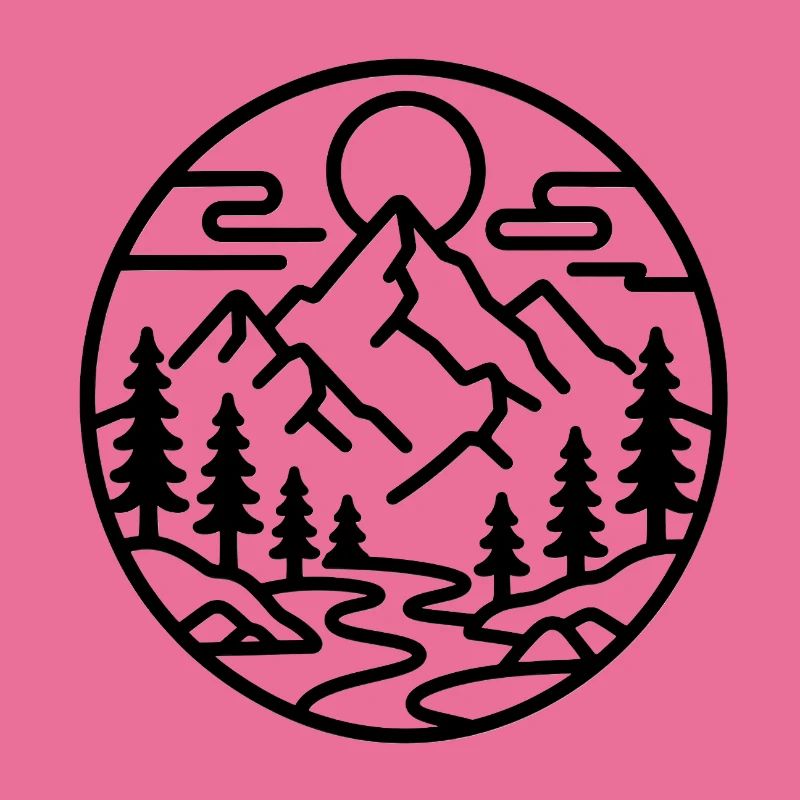 Mountain Forest Emblem