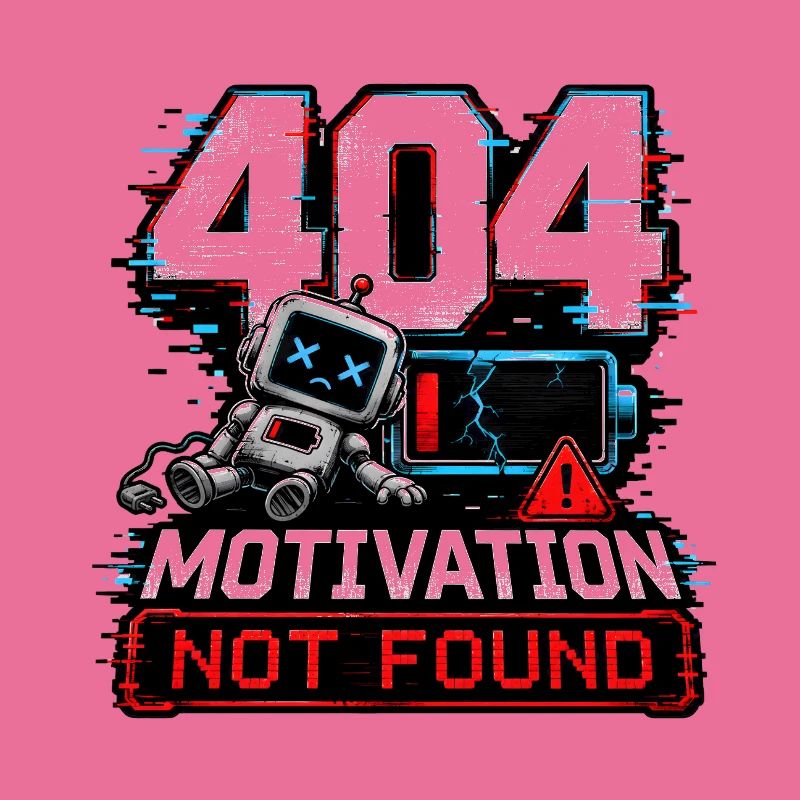 404 Motivation Not Found Roboter
