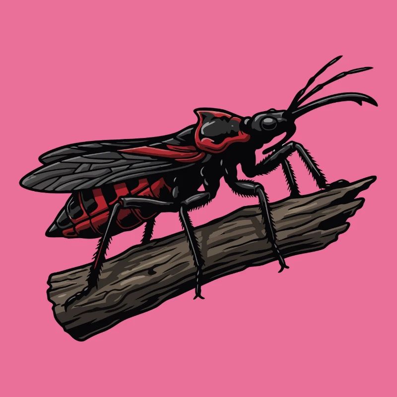 Bug Assassin Bug Hunter Red Strike Tattoo